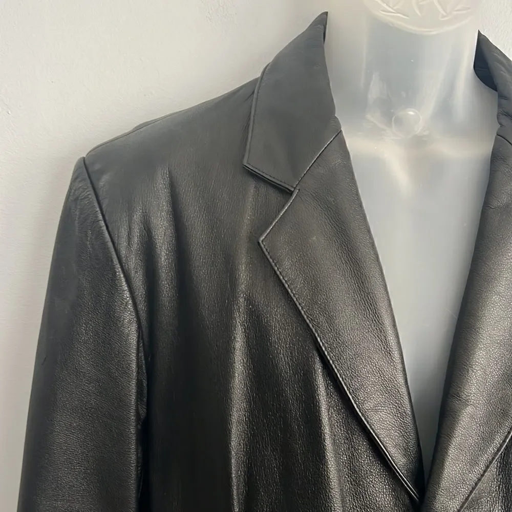 Wilson’s Vintage Men’s M Black Leather Jacket Excellent!